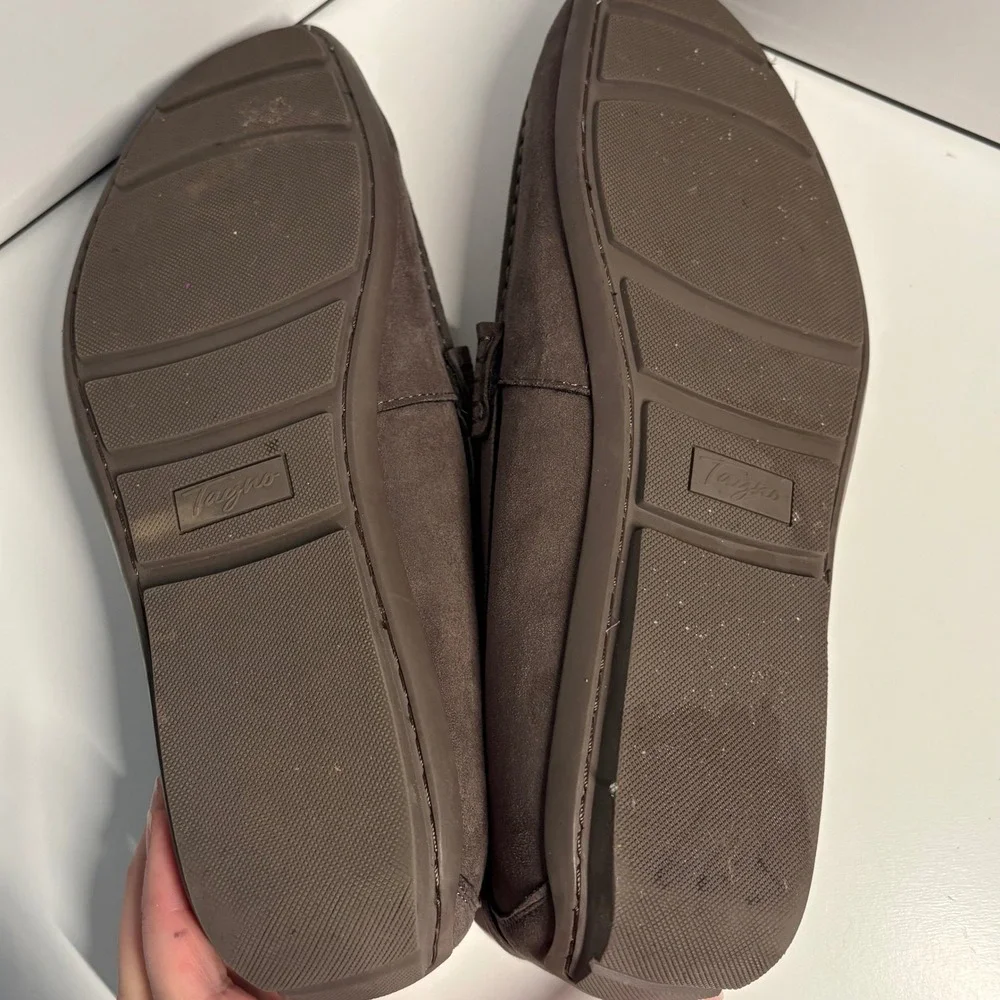 Tayno Men's Dark Grey Suede Bit‎ Loafers in Size